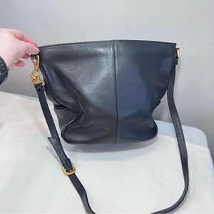 Giani Bernini black genuine leather hobo bag purse